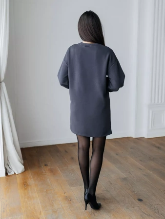 Платье женское оверсайз с длинным рукавом туника ТФ543