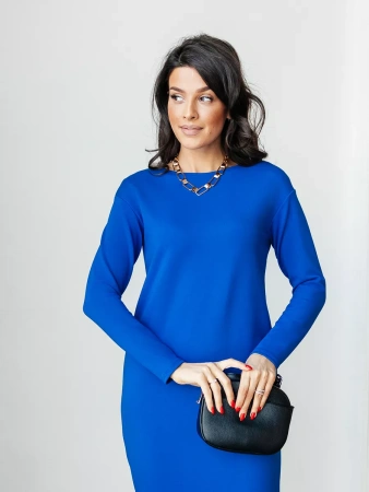 Платье трикотажное вечернее длинное ПЛМ582