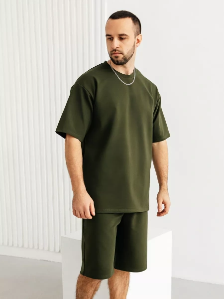 Костюм мужской домашний с футболкой и шортами