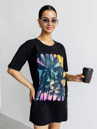 Туника платье домашнее повседневное больших размеров