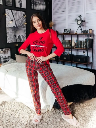 Пижама женская со штанами домашний костюм
