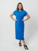 Платье женское летнее трикотажное больших размеров длинное