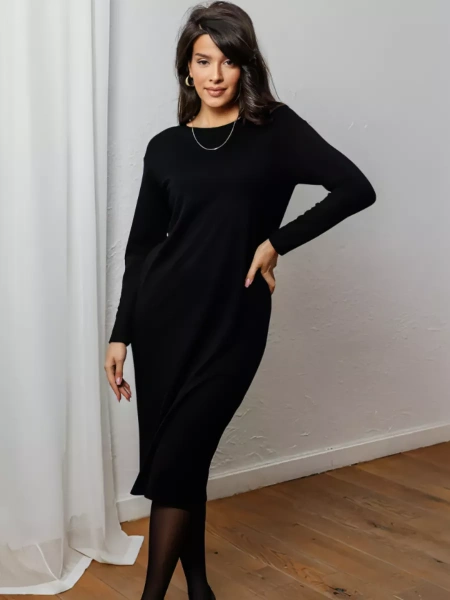 Платье трикотажное женское миди праздничное ПЛМ582