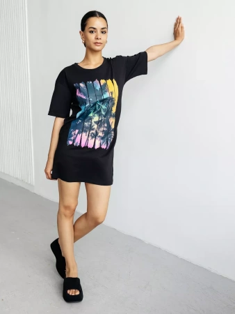 Туника платье домашнее повседневное больших размеров