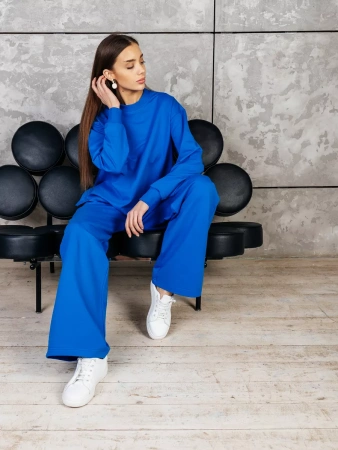 Спортивный костюм женский брючный больших размеров КФ524