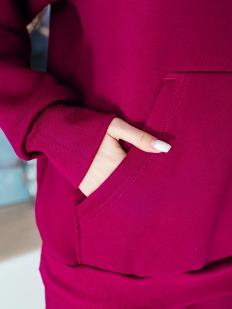 Спортивный костюм с начесом оверсайз кроя зимний