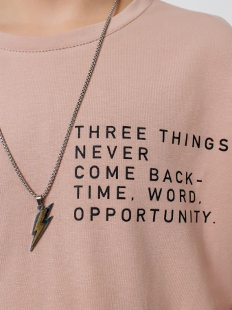 Футболка летняя для мальчика оверсайз с принтом