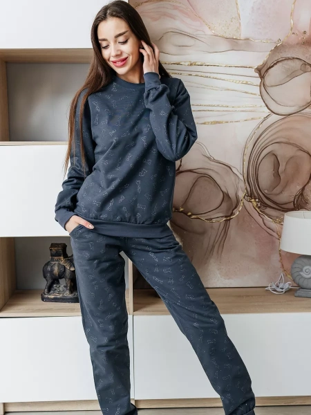 Костюм спортивный женски оверсайз домашняя одежда