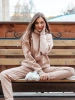 Костюм спортивный женски с начесом оверсайз домашняя одежда