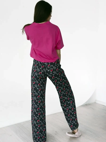 Пижама с штанами брючная большие размеры