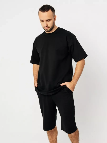 Костюм мужской домашний с футболкой и шортами летний