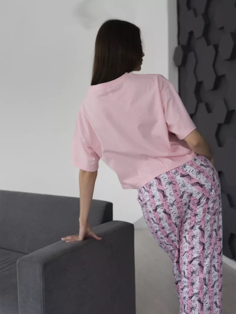 Пижама с штанами брючная большие размеры