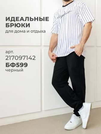 Футболка мужская базовая хлопок с принтом