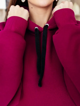 Спортивный костюм с начесом оверсайз кроя зимний