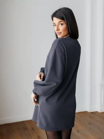 Платье женское оверсайз с длинным рукавом туника ТФ543