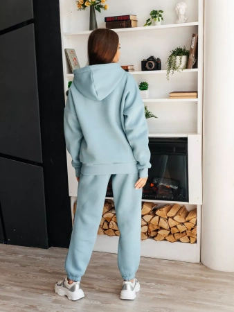 Спортивный костюм с начесом оверсайз кроя зимний