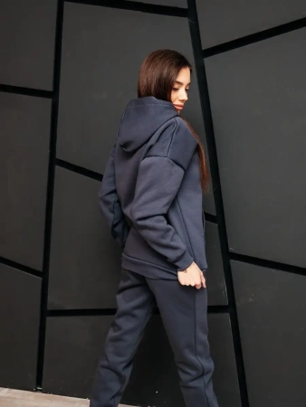 Костюм спортивный женски с начесом оверсайз домашняя одежда