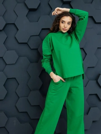 Спортивный костюм женский брючный больших размеров КФ524