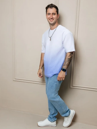 Футболка мужская хлопок летняя тренд