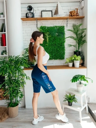 Шорты женские хлопок бермуды больших размеров