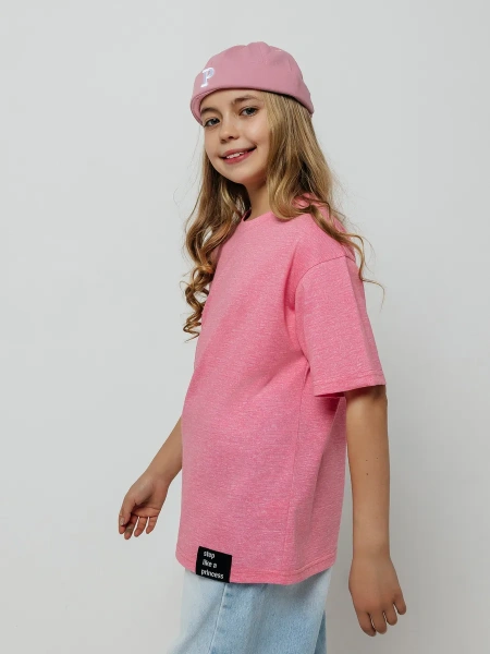 Футболка для девочки с принтом хлопок летняя пляжная