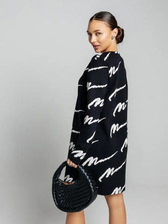 Платье женское трикотажное трапеция повседневное ПЛИ577