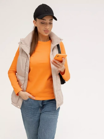 Лонгслив женский облегающий дк540