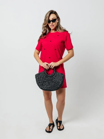 Платье женское летнее короткое больших размеров повседневное