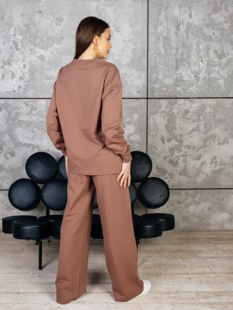 Спортивный костюм женский брючный больших размеров КФ524