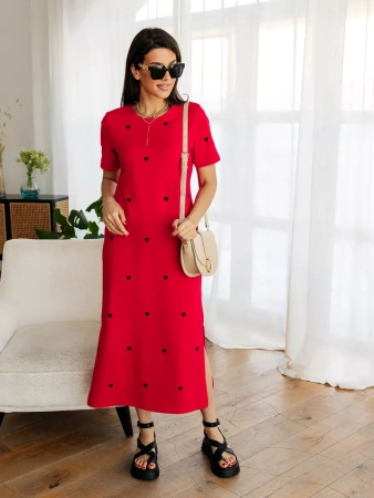 Платье женское трикотажное праздничное ПЛК609