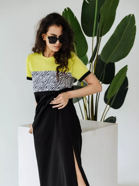 Платье женское больших размеров длинное ПЛК569