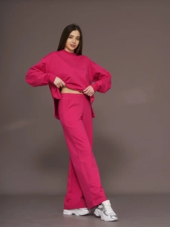 Спортивный костюм женский брючный больших размеров КФ524