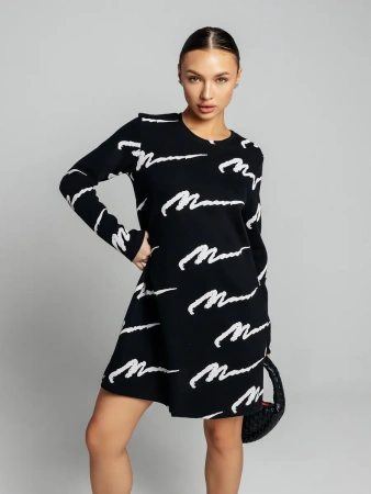 Платье женское трикотажное трапеция повседневное ПЛИ577