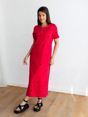 Платье женское трикотажное праздничное ПЛК609