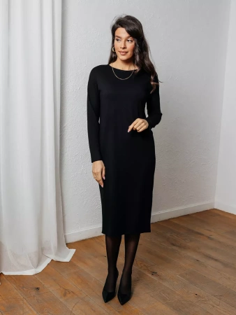 Платье трикотажное женское миди праздничное ПЛМ582