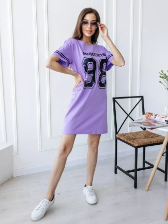 Туника женская платье для дома оверсайз