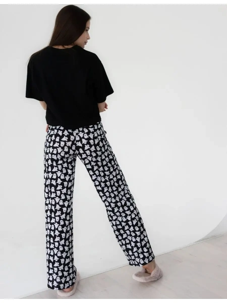 Пижама с штанами брючная большие размеры