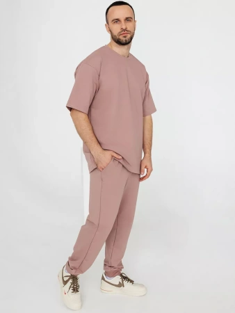 Домашний костюм с брюками трикотажный хлопок