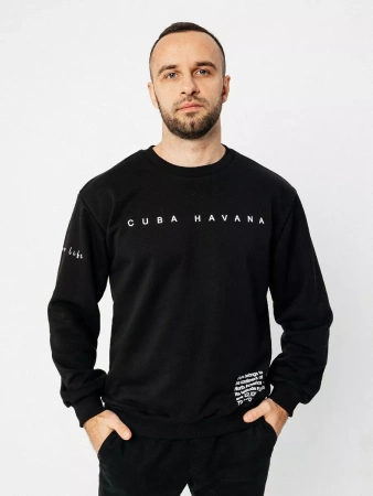 Свитшот мужской с принтом больших размеров