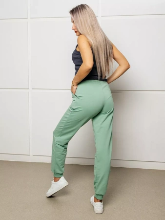 Брюки джоггеры на резинке домашние больших размеров БФ595