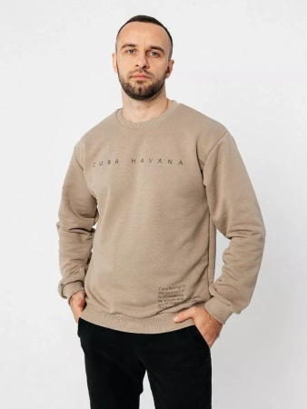 Свитшот мужской с принтом больших размеров