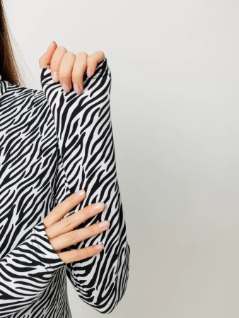 Водолазка тонкая облегающий лонгслив ДК572