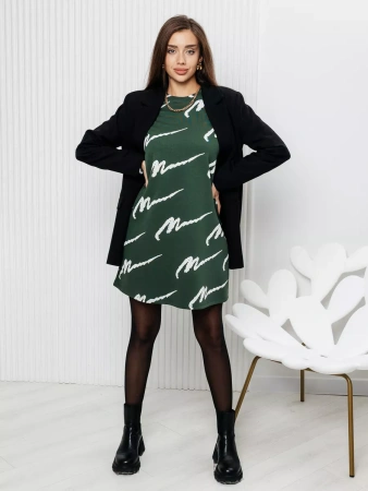 Платье женское трикотажное трапеция повседневное ПЛИ577