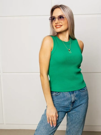 Топ под пиджак в рубчик спортивная майка МК558