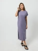 Платье женское летнее трикотажное больших размеров длинное