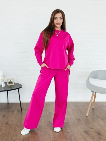 Спортивный костюм женский брючный больших размеров КФ524