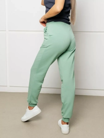 Брюки джоггеры на резинке домашние больших размеров БФ595