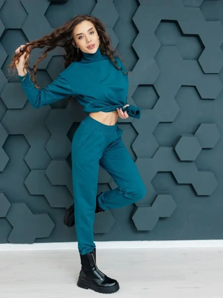 Спортивный костюм оверсайз трикотаж