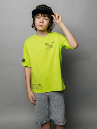 Футболка для мальчика подростка оверсайз с принтом
