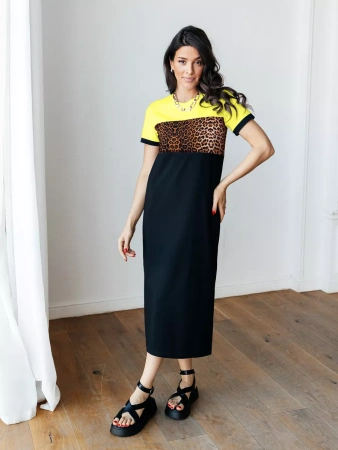 Платье домашнее женское больших размеров длинное ПЛК569